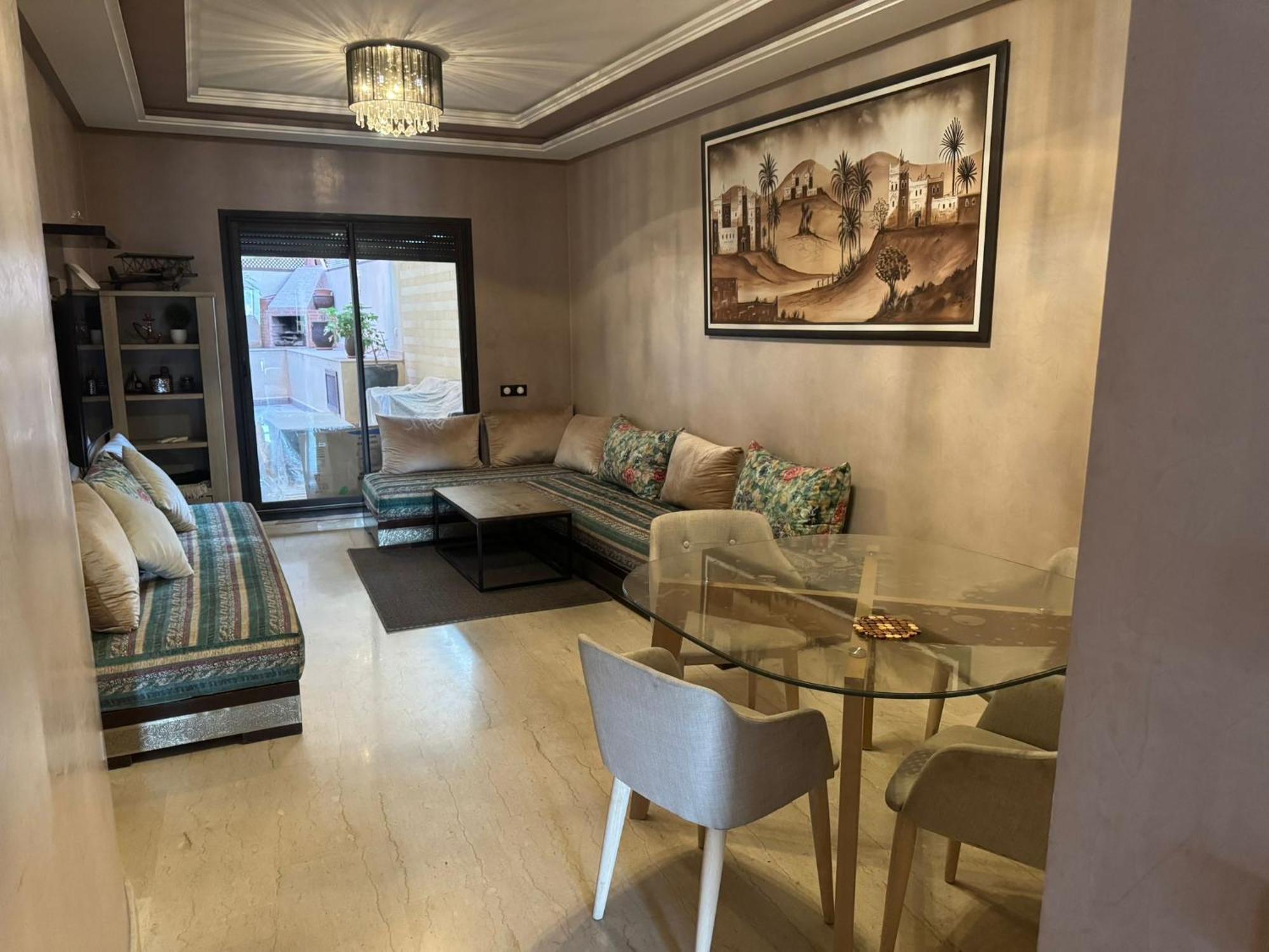 Stylish Gueliz Apartment With Beautiful Terrace Marrakesh Exterior photo